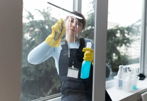 Nettoyage de vitres intérieures et extérieures à Allibaudières